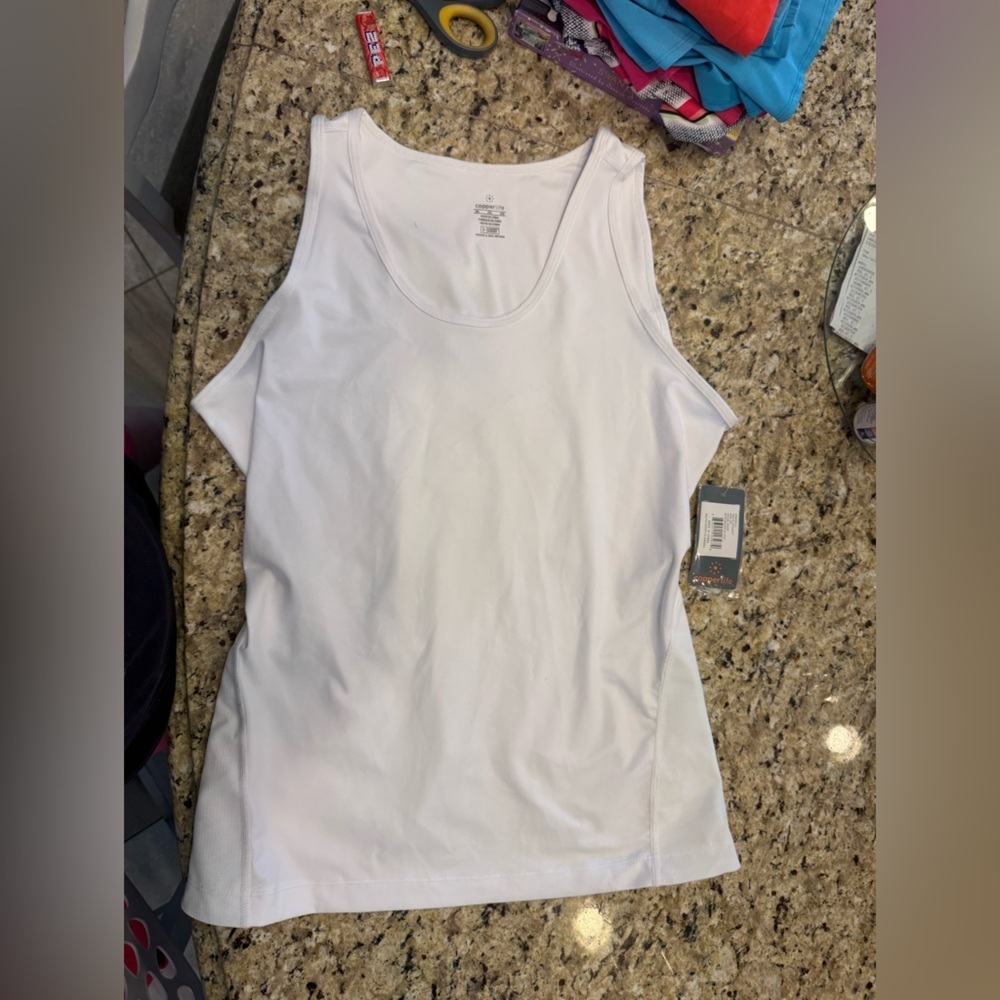 CopperLIFE NEW Women's White Tank Top 2XL XXL